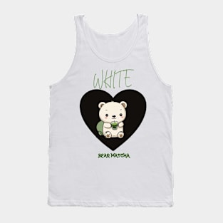 WHITE BEAR MATCHA Tank Top